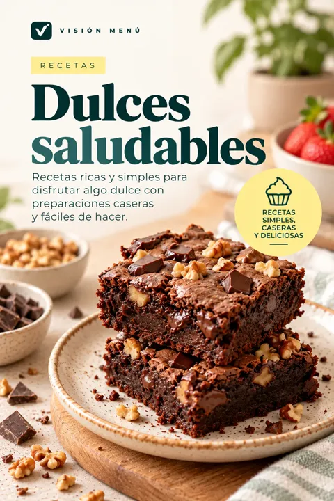 Recetario Dulces saludables